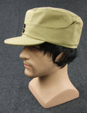 WWII China KMT Enlisted Soldier Field Cap Khaki