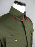 WW2 Soviet Red Army M35 Infantry Officer Green Gabardine Shirt