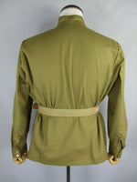 WW2 Russian M43 Private Field Gimnasterka Shirt Soldier EM Tunic Tan