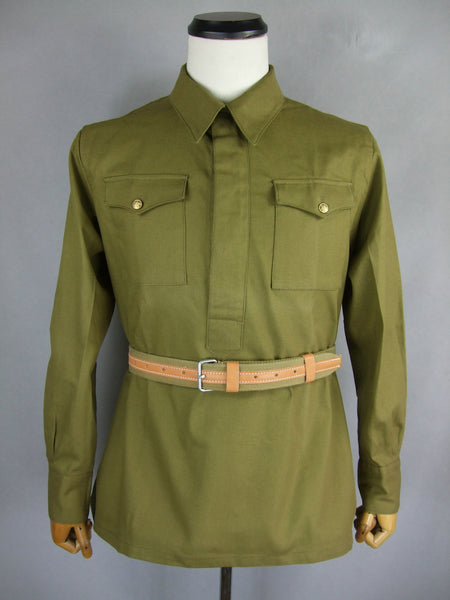 WW2 World War ii Soviet Union Russia M35 Uniform Shirt Replica Tan