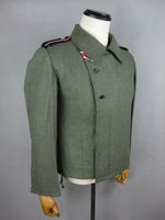 WWII German Elite M40 Field Gray Wool Panzer Jacket