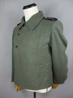 WWII German Elite M40 Field Gray Wool Panzer Jacket