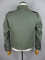 WWII German Elite M40 Field Gray Wool Panzer Jacket