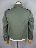 WWII German Elite M40 Field Gray Wool Panzer Jacket