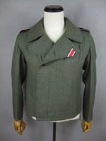 WWII German Elite M40 Field Gray Wool Panzer Jacket