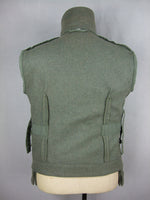 WWII German Elite M40 Field Gray Wool Panzer Jacket