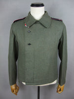 WWII German Elite M40 Field Gray Wool Panzer Jacket