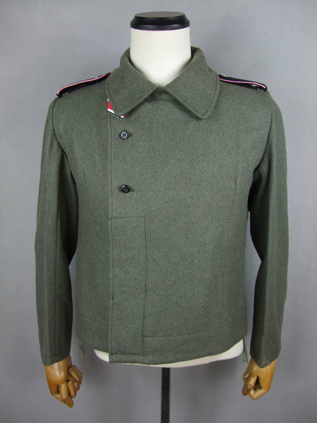 WWII German Elite M40 Field Gray Wool Panzer Jacket