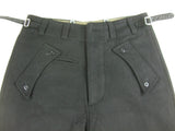 WWII German Elite Black Wool Panzer Trousers Pants