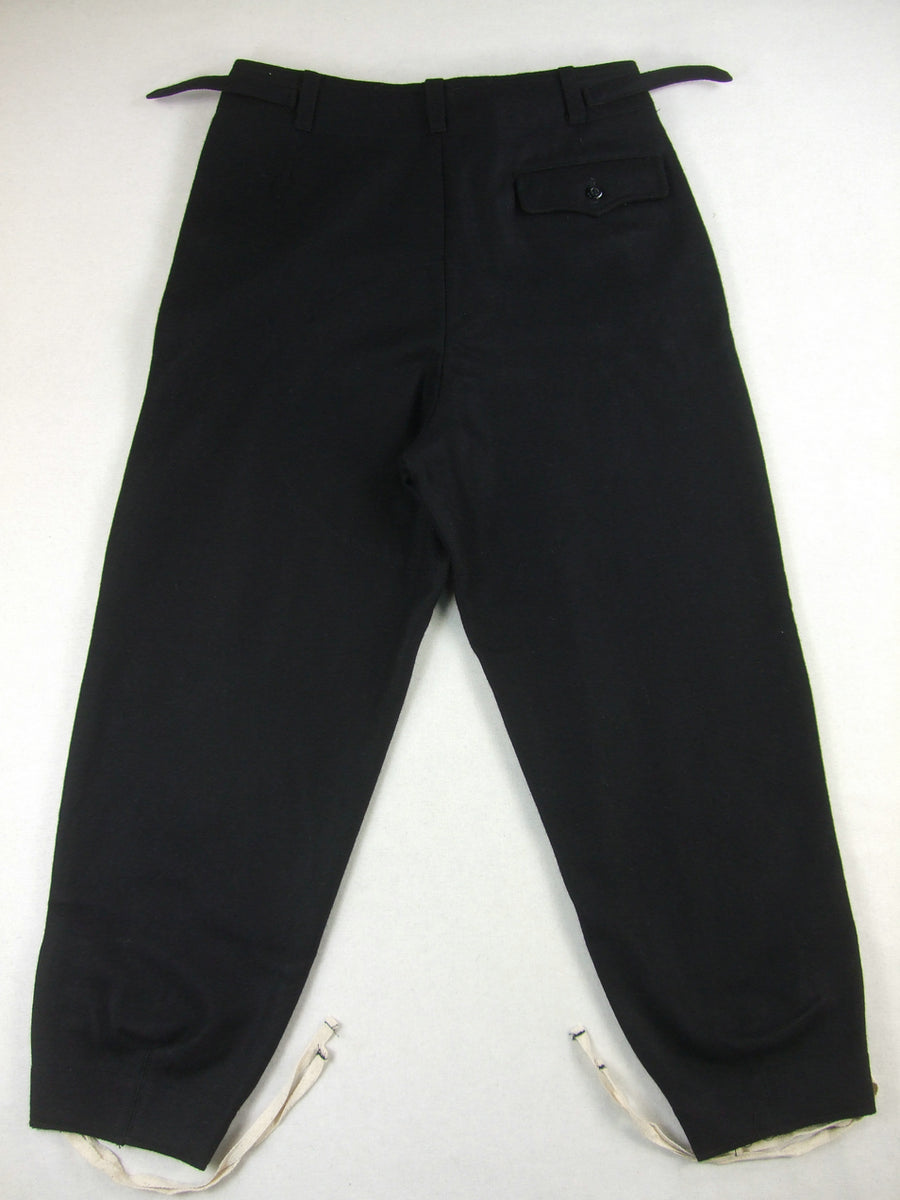 WWII German Elite Black Wool Panzer Trousers Pants – Hikishop