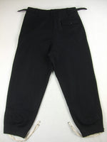 WWII German Elite Black Wool Panzer Trousers Pants