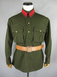 WW2 Russia M35 Officer Green Gabardine Gimnasterka NKVD