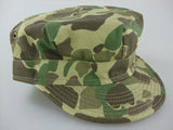 WWII US Army Camo HBT Utility Cap Green