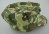 WWII US Army Camo HBT Utility Cap Green