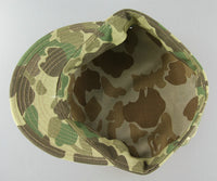 WWII US Army Camo HBT Utility Cap Green