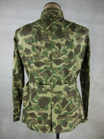 WWII US M42 Airborne Camo HBT Jumpsuit Jacket Tunic