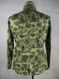 WWII US M42 Airborne Camo HBT Jumpsuit Jacket Tunic