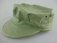 WWII WW2 US USMC Green HBT Utility Field Cap Plain