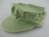 WWII WW2 US USMC Green HBT Utility Field Cap Plain