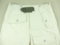 WWII German Heer Panzer Summer HBT Off-white Trousers Pants