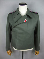 WWII German WH Heer M40 Field Gray Wool Panzer Jacket Tunic