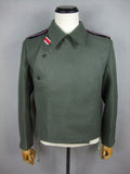 WWII German WH Heer M40 Field Gray Wool Panzer Jacket Tunic