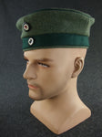 WW1 German EM Beret Cap M1917 Green Band + Green Piping