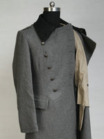 WWII Finnish Dark Stone Grey Wool M22-36 Mantel Greatcoat