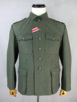 WWII German Field Grey Wool M42 EM Field Tunic WH