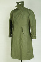 World War 2 WWII German Motorcyclist Wind Proof Overcoat Green
