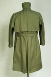 World War 2 WWII German Motorcyclist Wind Proof Overcoat Green