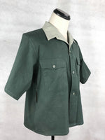 WW2 IJA Imperial Army Tropical Dark Green Summer Half Shirt