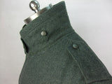 WW2 Italy Italian M37 M40 Grey Green Wool Great Coat Cappotto