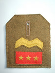 WW2 IJA Breast Rank Private Sergeant 1St Class Artillery 3Y