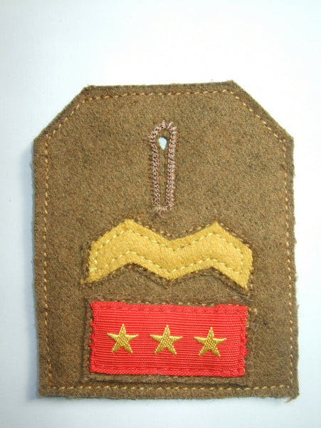 WW2 IJA Breast Rank Private Sergeant 1St Class Artillery 3Y