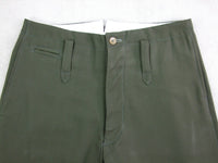 WWII IJA Officer Tropical Shorts Green Gabardine
