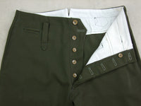 WWII IJA Officer Tropical Shorts Green Gabardine