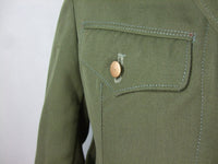 WWII Japanese Officer Tropical Jacket Green Gabardine