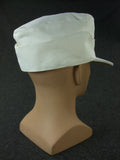 WW2 German Heer Elite EM Summer Off White HBT M43 Field Cap