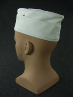 WW2 German Heer Elite EM Summer Off White HBT M35 Side Cap