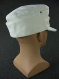 WW2 German WH Gebirgsjager Mountain Off White HBT Field Cap