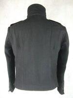 WWII German Elite Black Wool Panzer Wrap Tunic Jacket