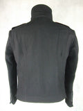 WWII German Elite Black Wool Panzer Wrap Tunic Jacket