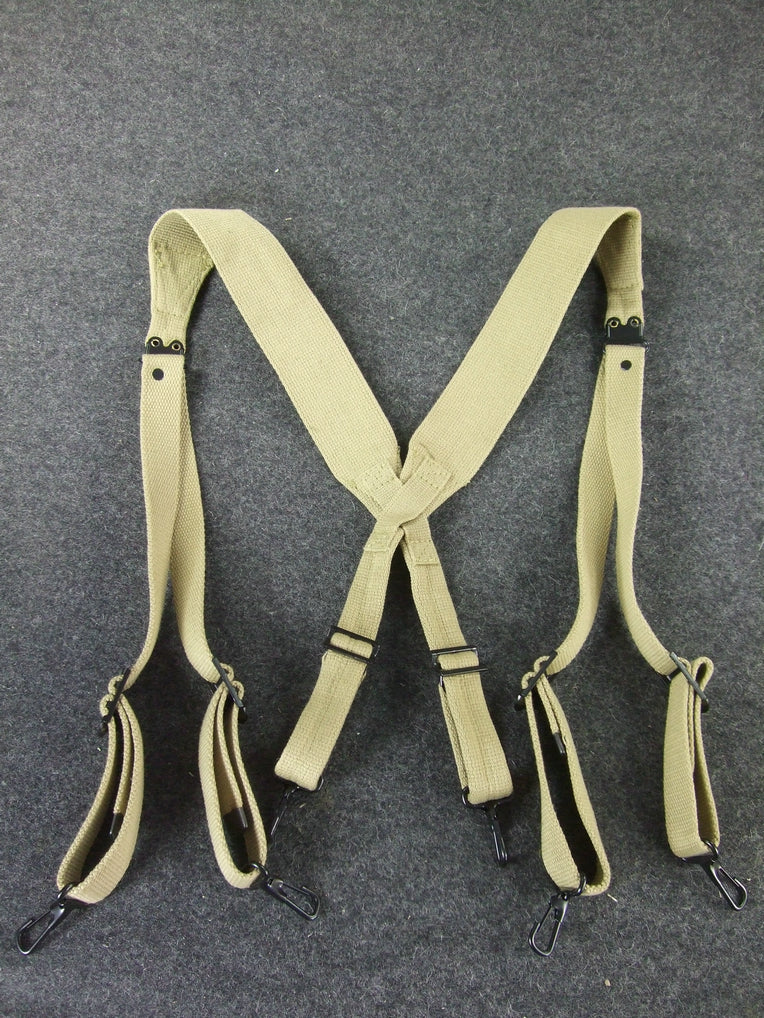 World War Supply SMONT WW2 US Army M1936 Suspenders - Canvas X Strap ...
