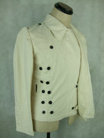 WWII German Heer Panzer HBT Off-White Wrapper Jacket WH