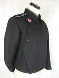 WWII German WH Heer M34 Black Wool Panzer Tunic Jacket