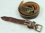 WW1 German Leather Carry Strap For Binoculars Case Dark Brown