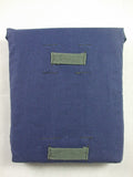 WWII German Gas Mask Cape Pouch Reproduction Blue
